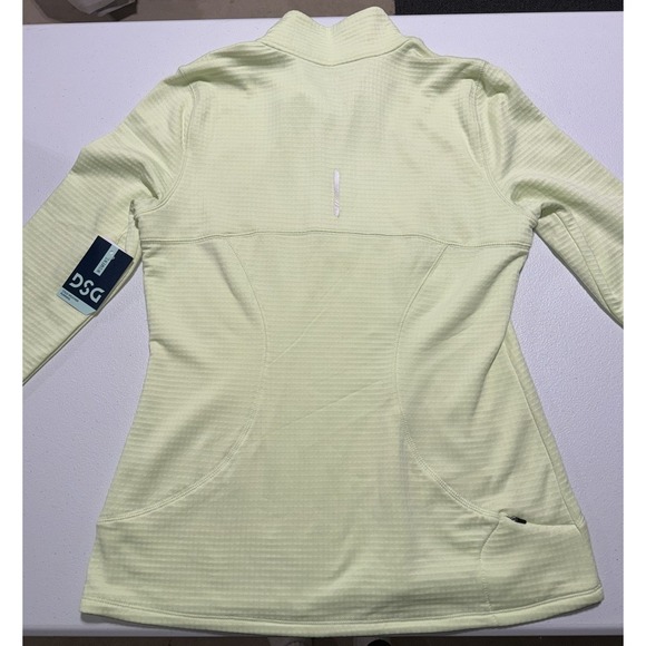 NWT DSG Run Grid 1/4 Zip Neon Green Lightweight Pullover Womens Cold Gear Sz M - Picture 7 of 9
